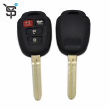 Factory price black remote key for Camry Corolla Prius RAV4 3+1 button smart car keys with 314 mhz